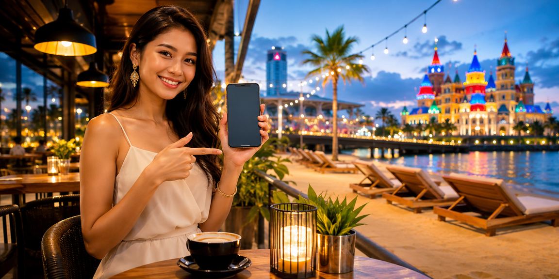 Malaysian users playing online lottery on mobile at skin1004